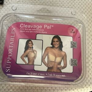 Supportable bra cleavage pal.